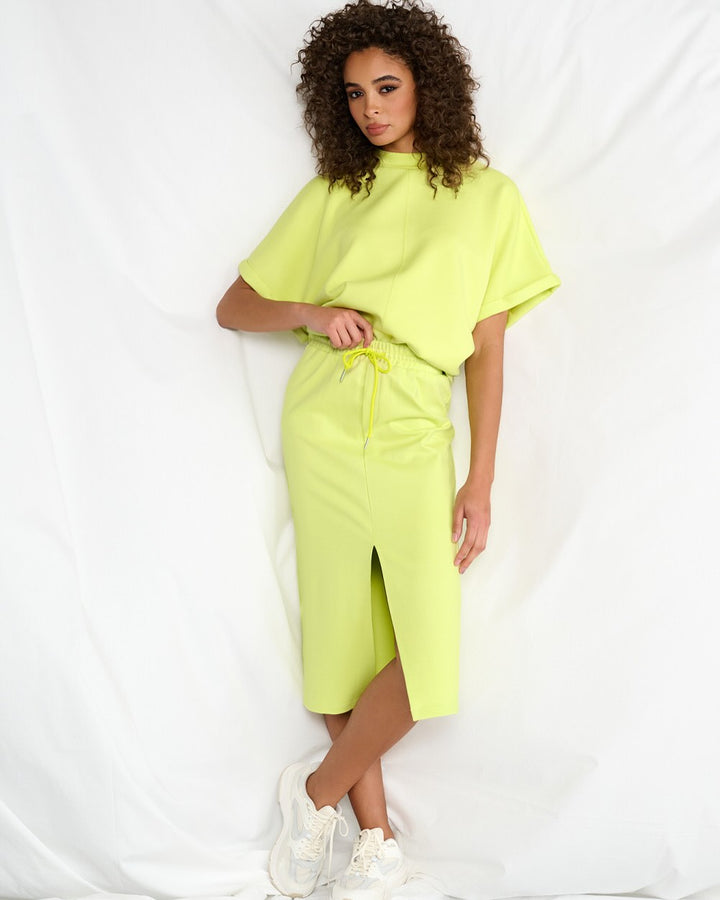 K-design - Rok met split (A707Sunny lime) - What Els!
