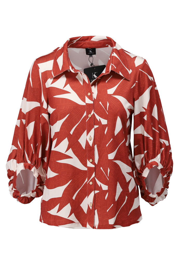 K-design - Blouse met print (A126P909) - What Els!