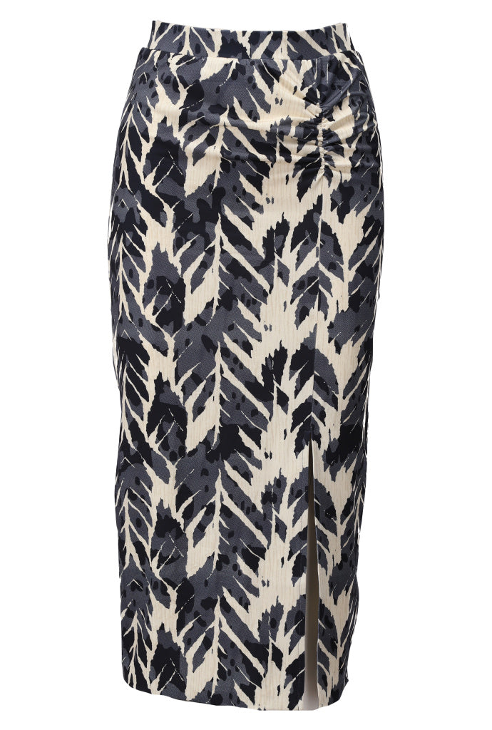 K-design - Rok met print en split (A127P907) - What Els!