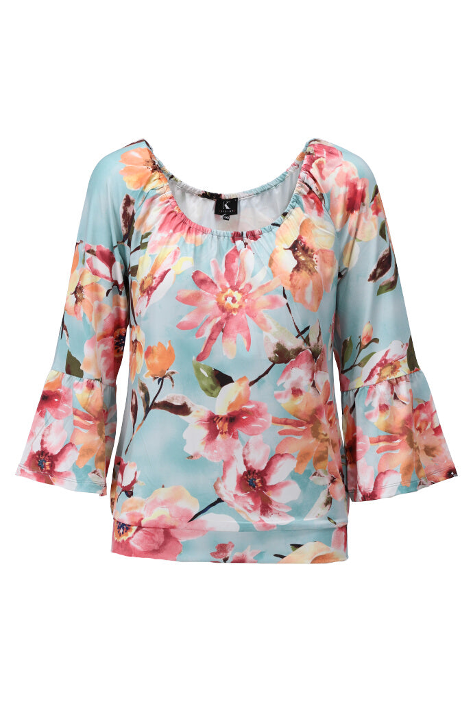 K-design - Off shoulder top met print (A201P988) - What Els!