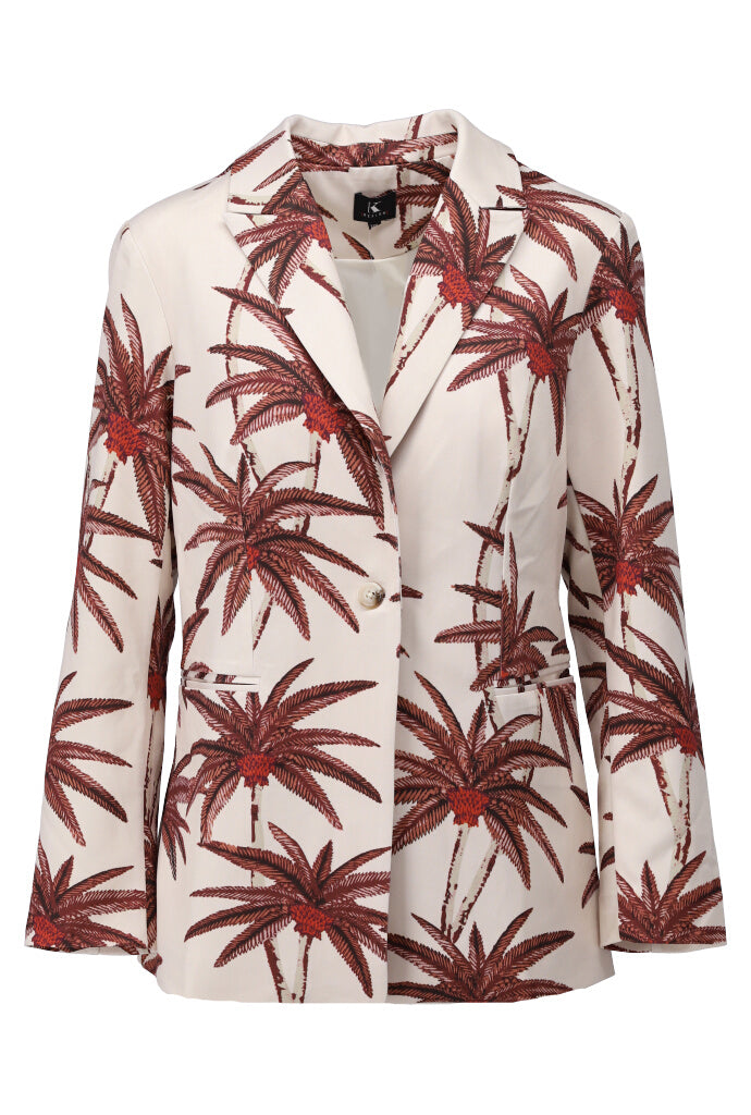 K-design - Blazer met print en zakjes (A308P952) - What Els!