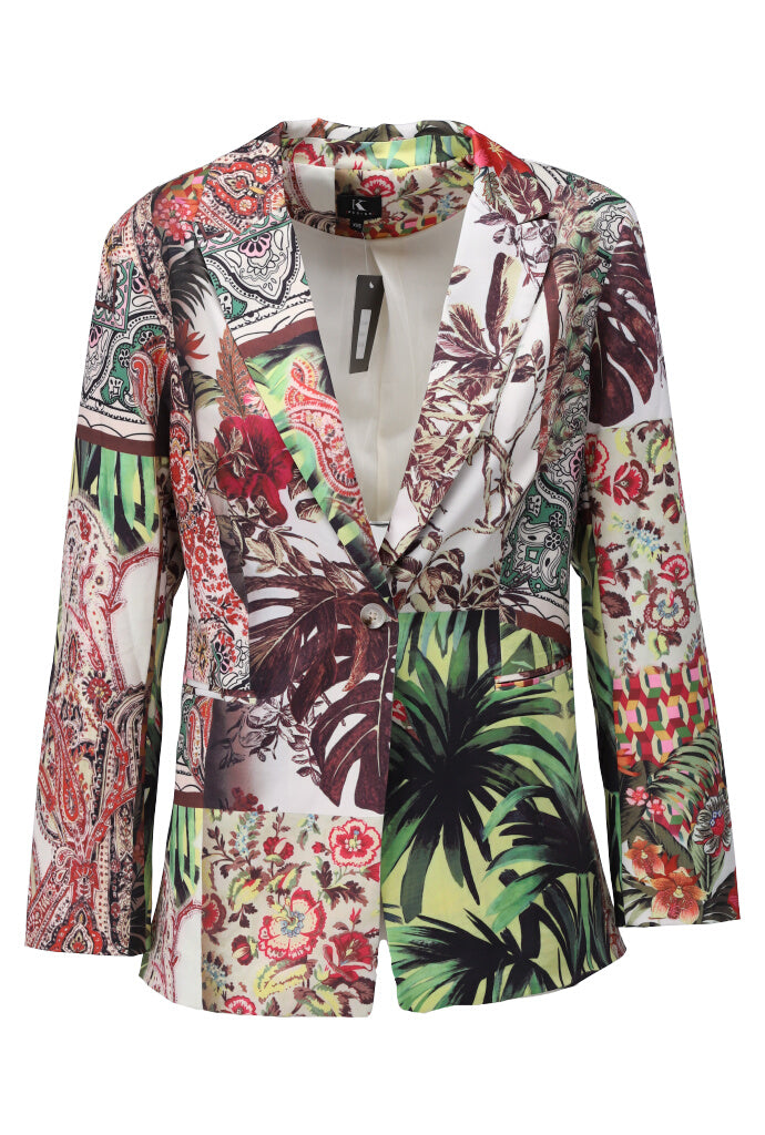 K-design - Blazer met print (A330P939) - What Els!