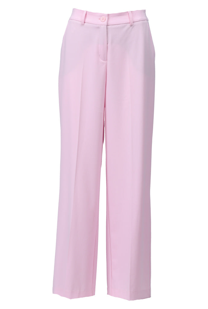 K-design - Effen broek met rits (A601Pink tulle) - What Els!