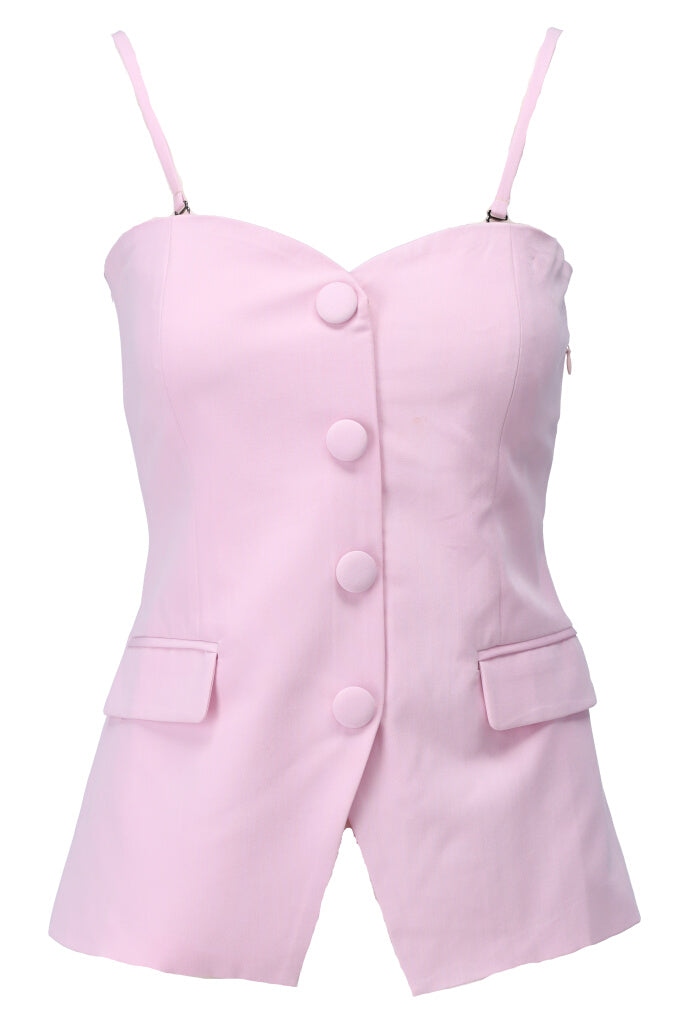 K-design - Bustier kostuum stijl (A607Pink tulle) - What Els!