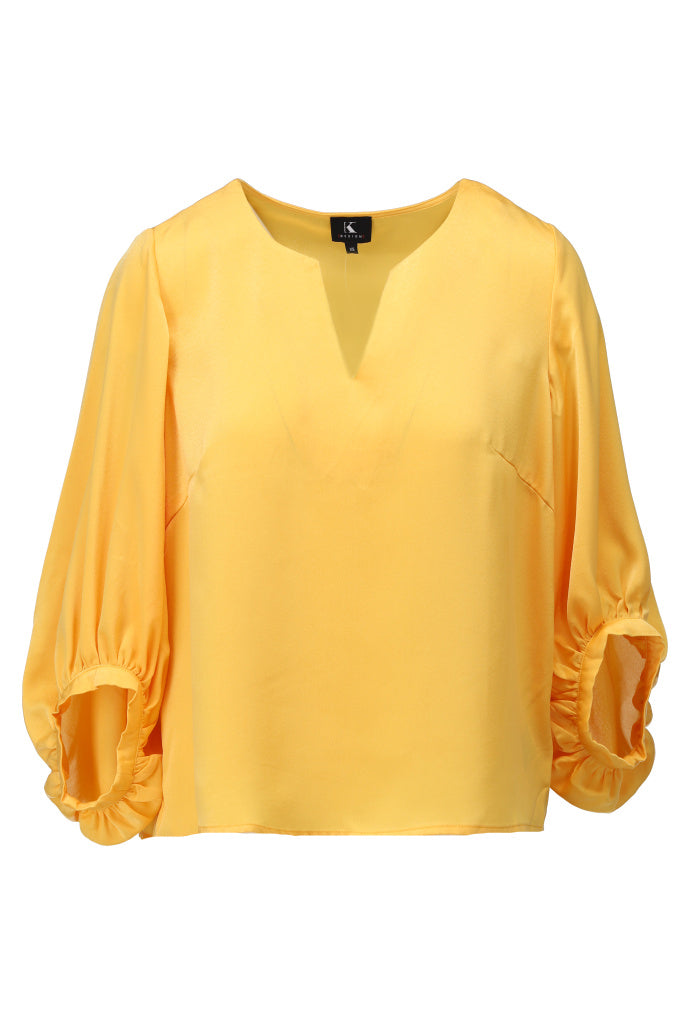 K-design - Top in satijn look (A676Mimosa) - What Els!