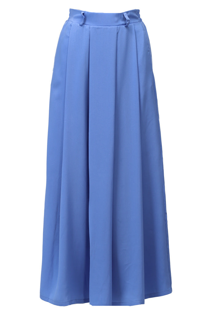 K-design - Rok met plooien (A677Blue bonnet) - What Els!