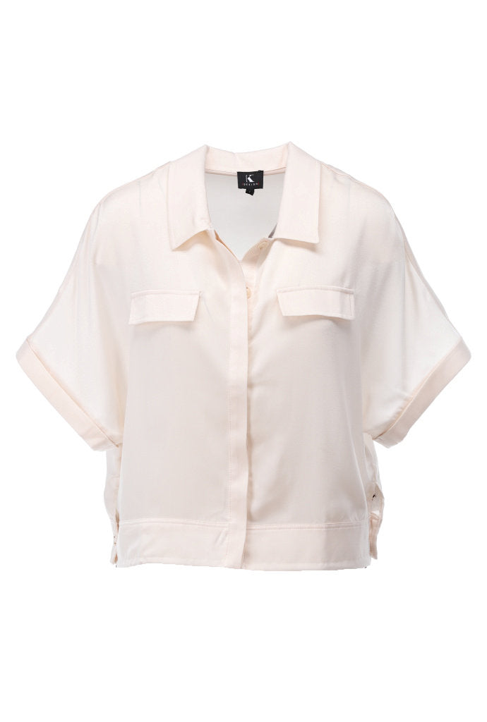 K-design - Blouse met zakken (A678Birch) - What Els!