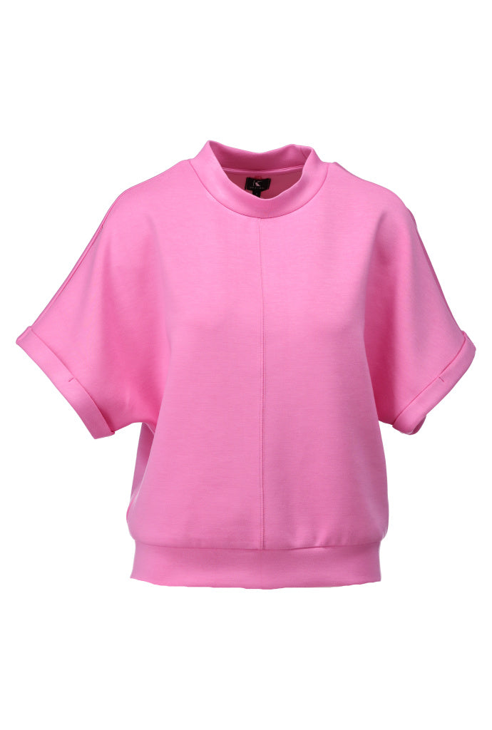 K-design - Basis top ronde hals (A700Fuchsia pink) - What Els!