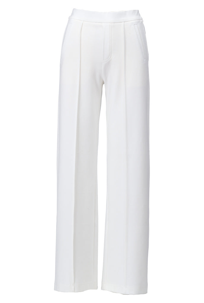 K-design - Broek met plooi (A703Ecru) - What Els!