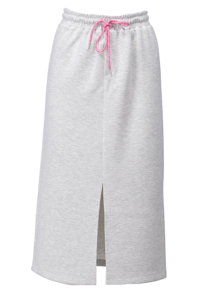 K-design - Rok met split (A707Light grey mélange) - What Els!