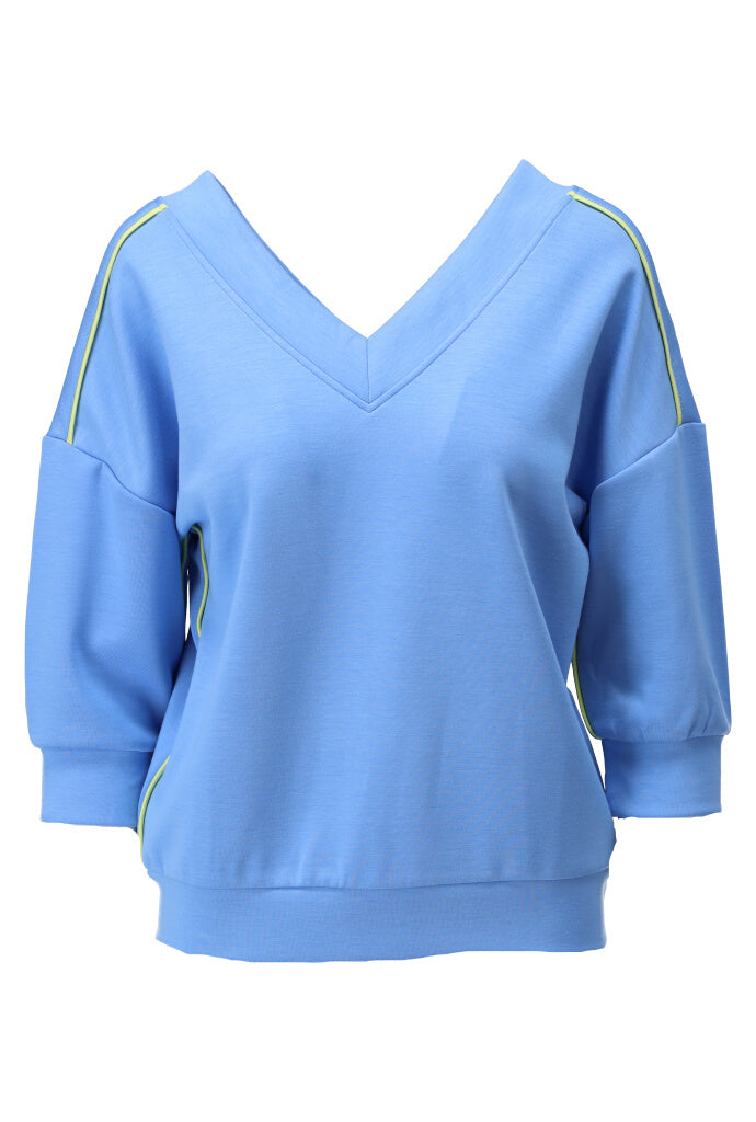 K-design - Pull met dubbele V-hals (A708Marina) - What Els!