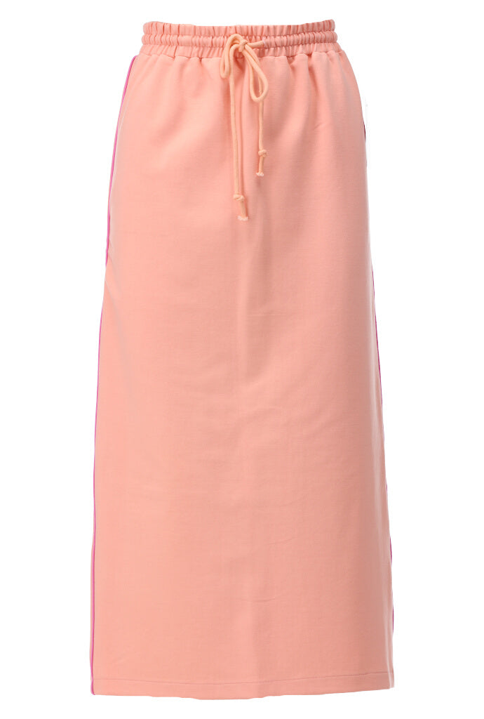 K-design - Rok met split en piping (A709Peach nectar) - What Els!