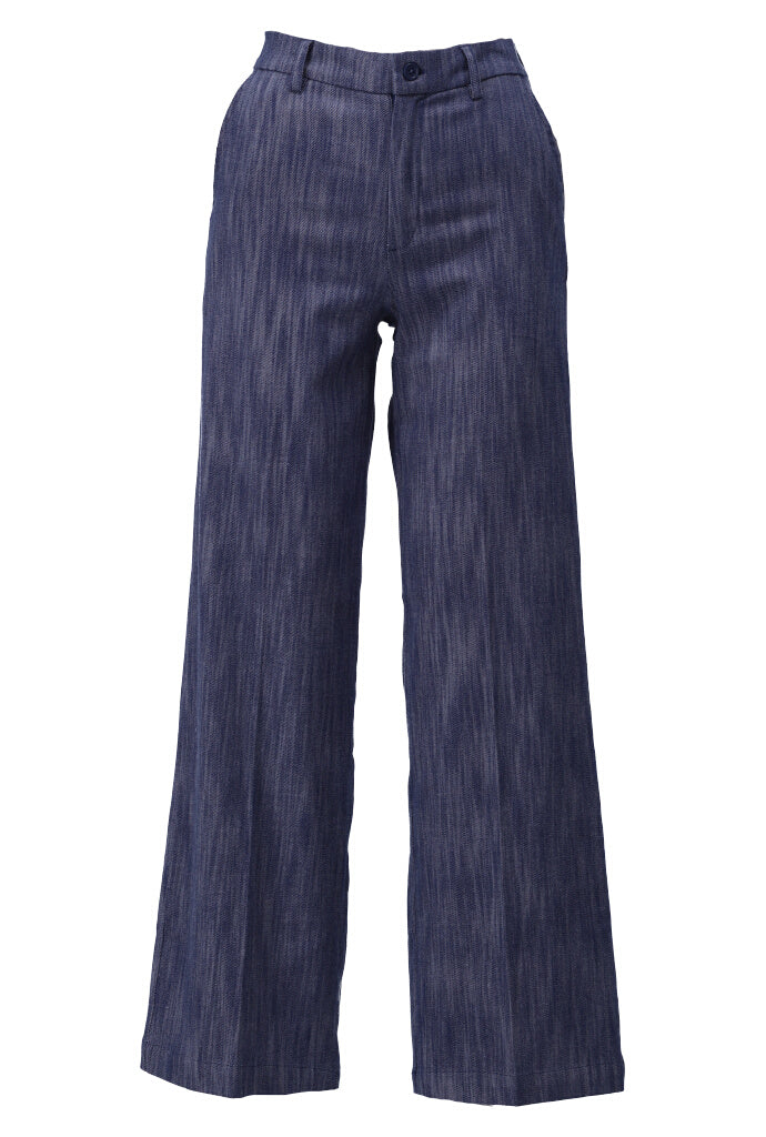 K-design - Broek in jeans look (A733Dark blue jeans) - What Els!