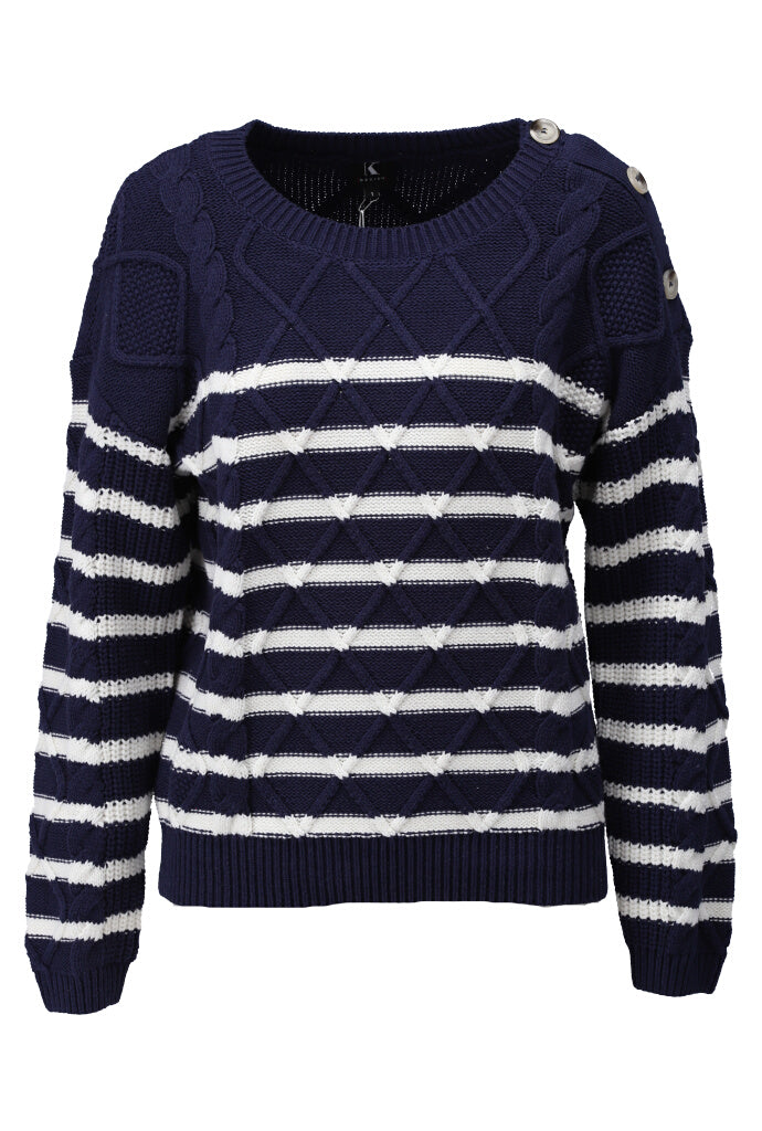 K-design - Pull in marine stijl (A800Navy) - What Els!