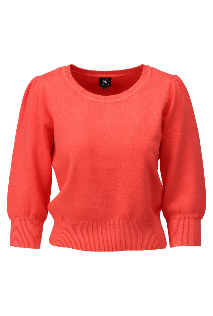 K-design - Basic pull ronde hals (A808Emberglow) - What Els!