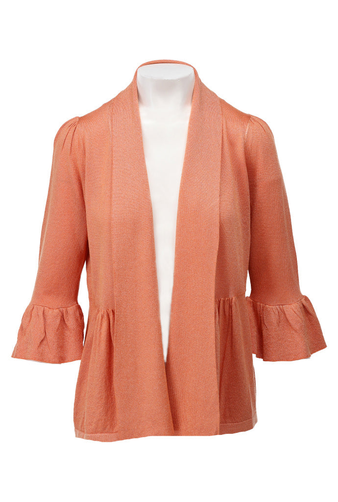 K-design - Gilet (A821Orange lurex) - What Els!