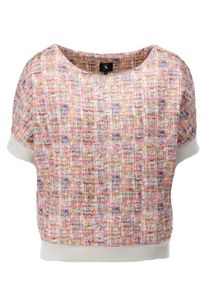 K-design - Pull met vleermuismouwen (A871P973) - What Els!
