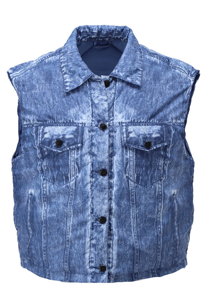 K-design - Bodywarmer in jeans look (A903Blue jeans) - What Els!