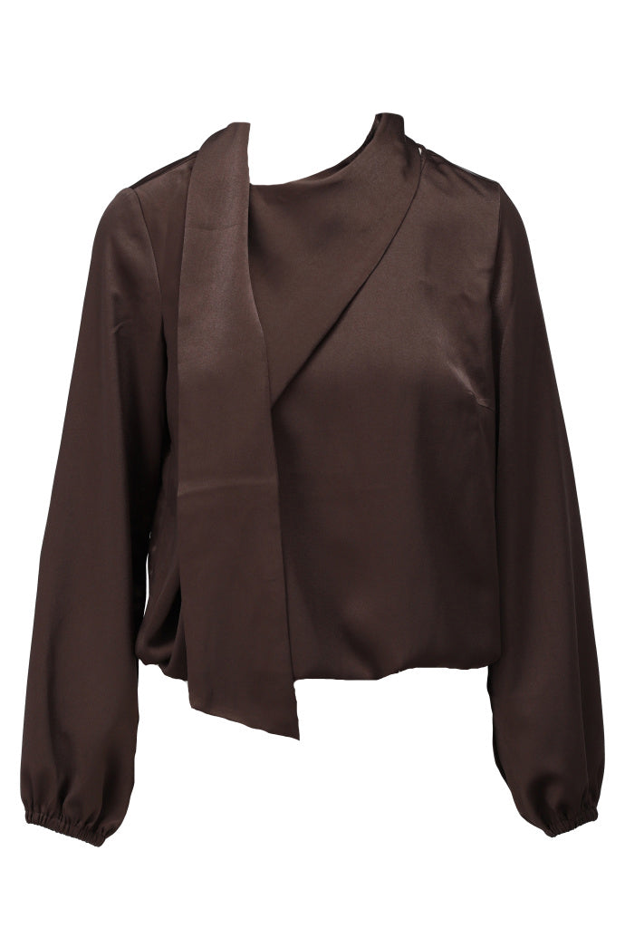 K-Design - Top met vaste sjaal (B776)