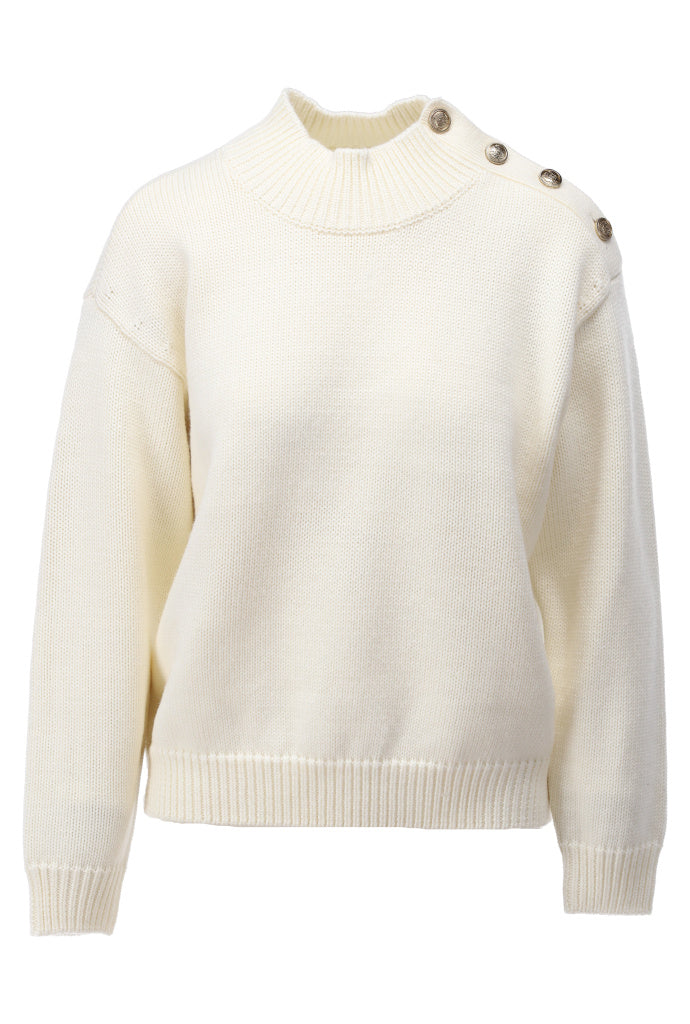 K-Design Pull met kreeft - B828 - Wit