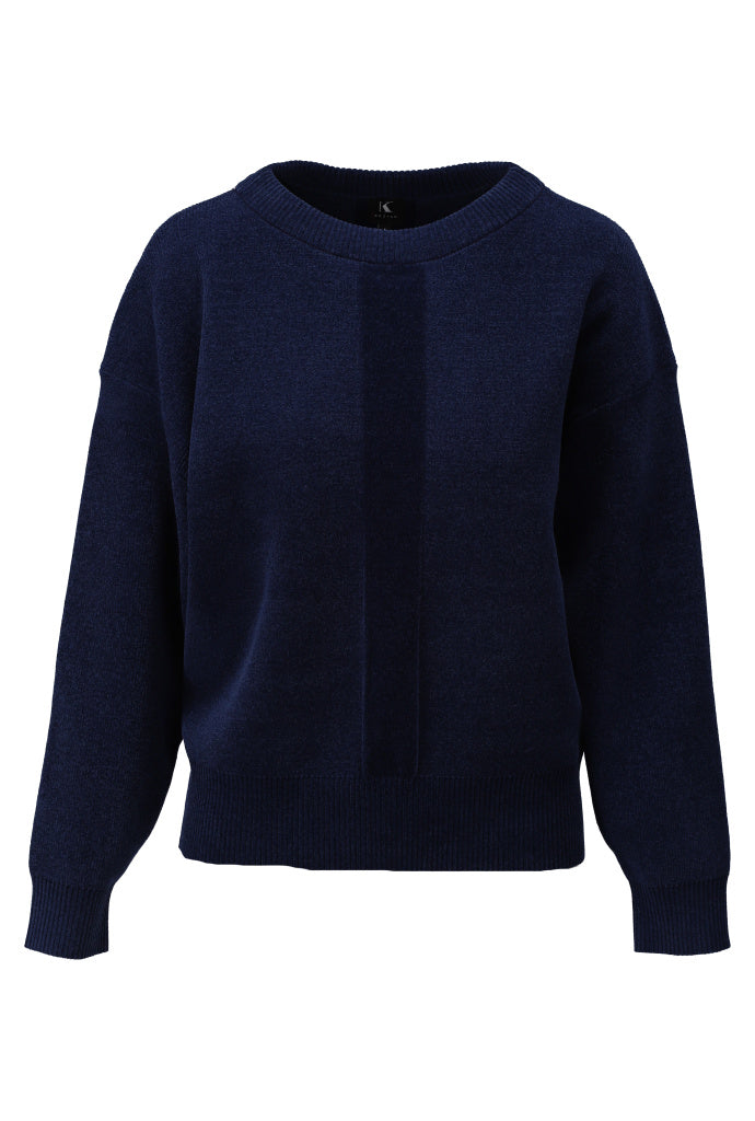 K-Design Zachte pull - B833 - Blauw