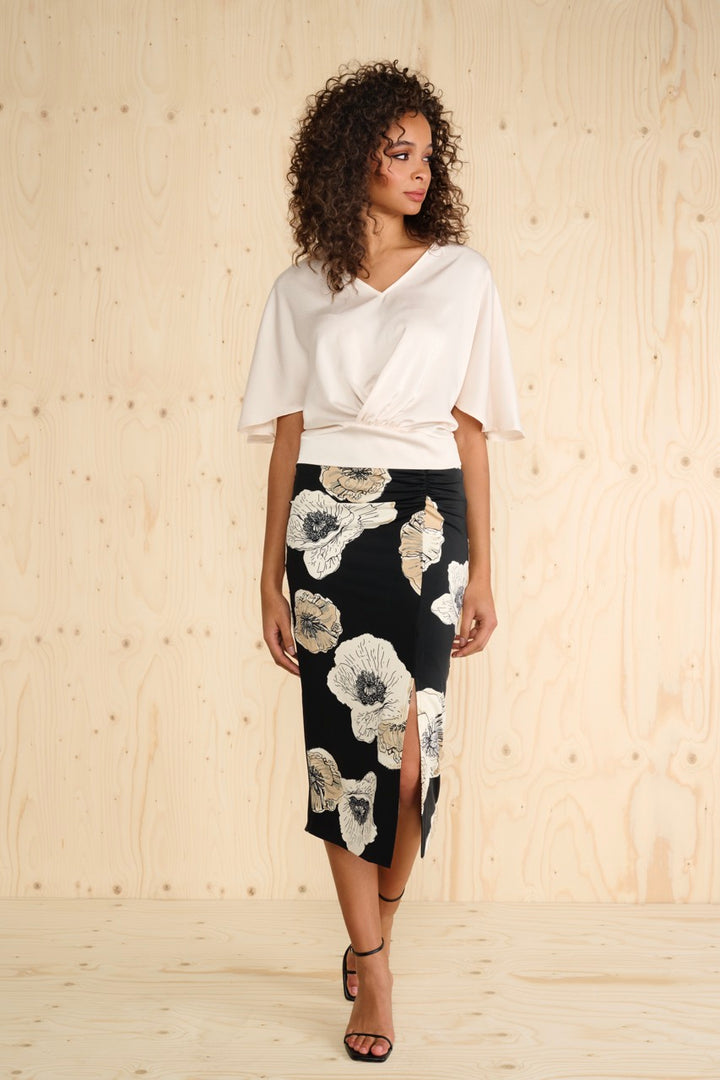 K-design - Rok met print en split (A127P908) - What Els!