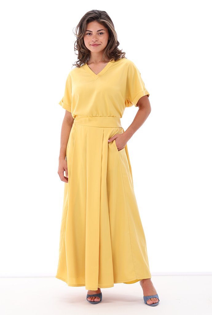 K-design - Top met V-hals (A672Mimosa)