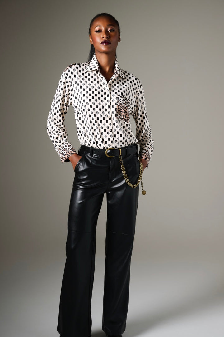 K-Design - Blouse met design (B328)