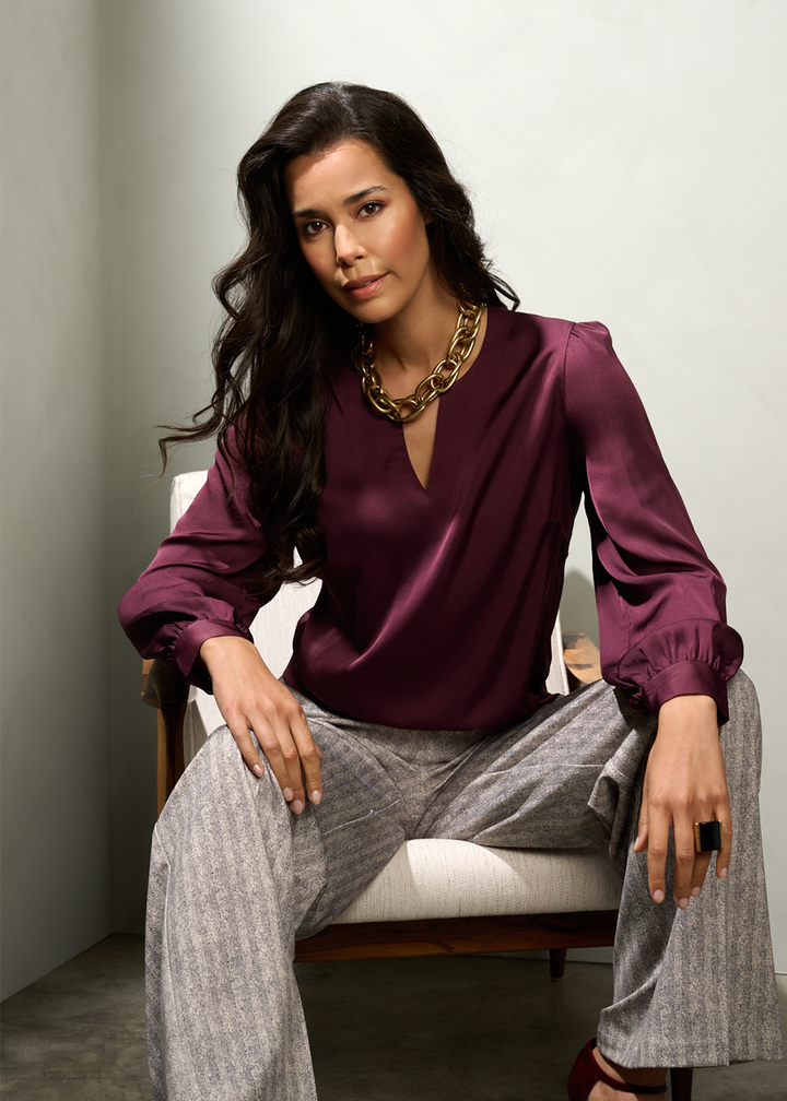 K-design - Top in satijn look - What Els!