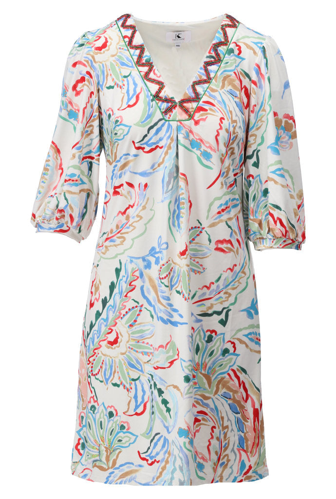 K-design - Jurk met print (C322)