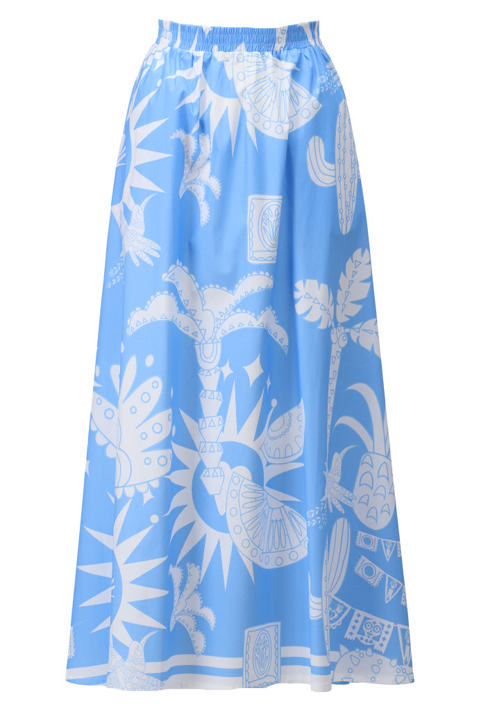 You're my lobster - Lange rok met print (C358L)