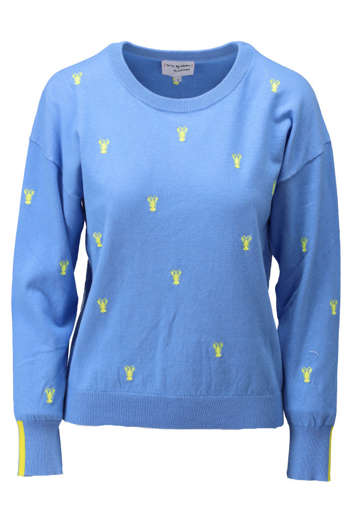 You're my lobster - Pull ronde hals met kreeftjes (C831L)