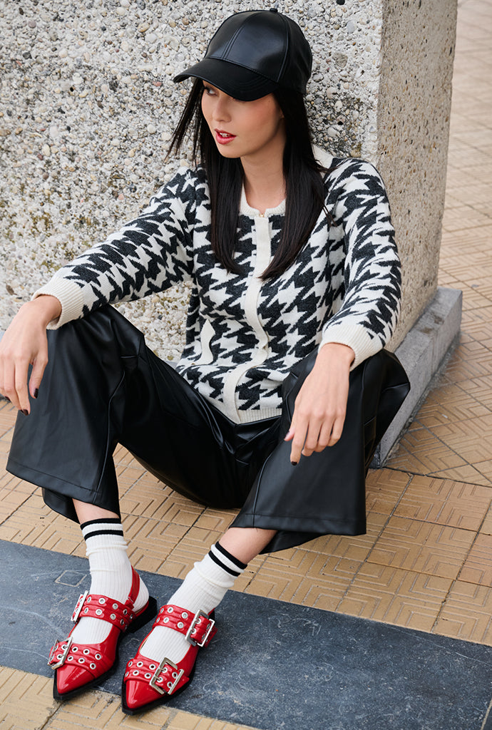 K-design - Vegan lederen cargo broek - What Els!