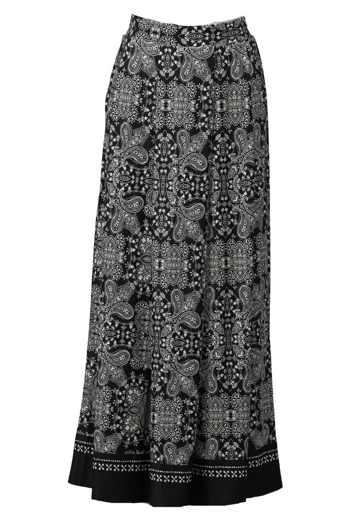 Maxi rok met paisley print - D329L