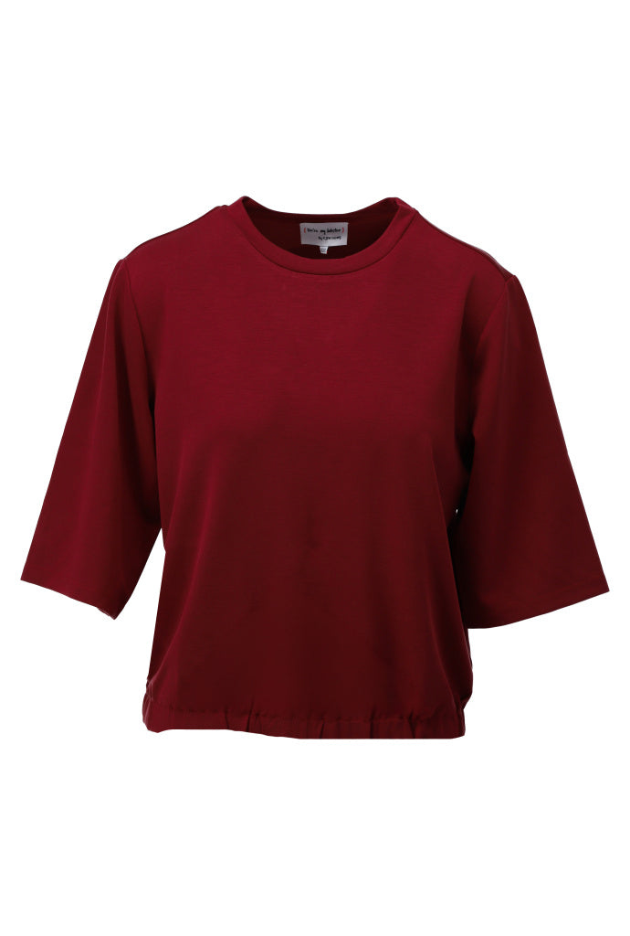 Top met ronde hals - D451L