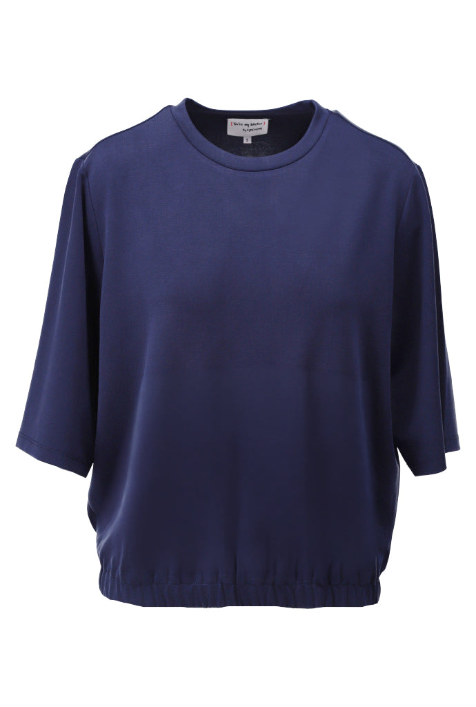 Top met ronde hals - D451L