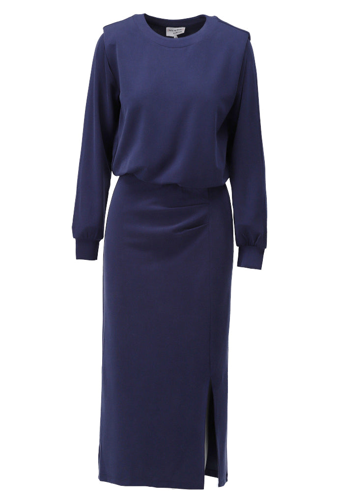 Maxi jurk met split - D455L