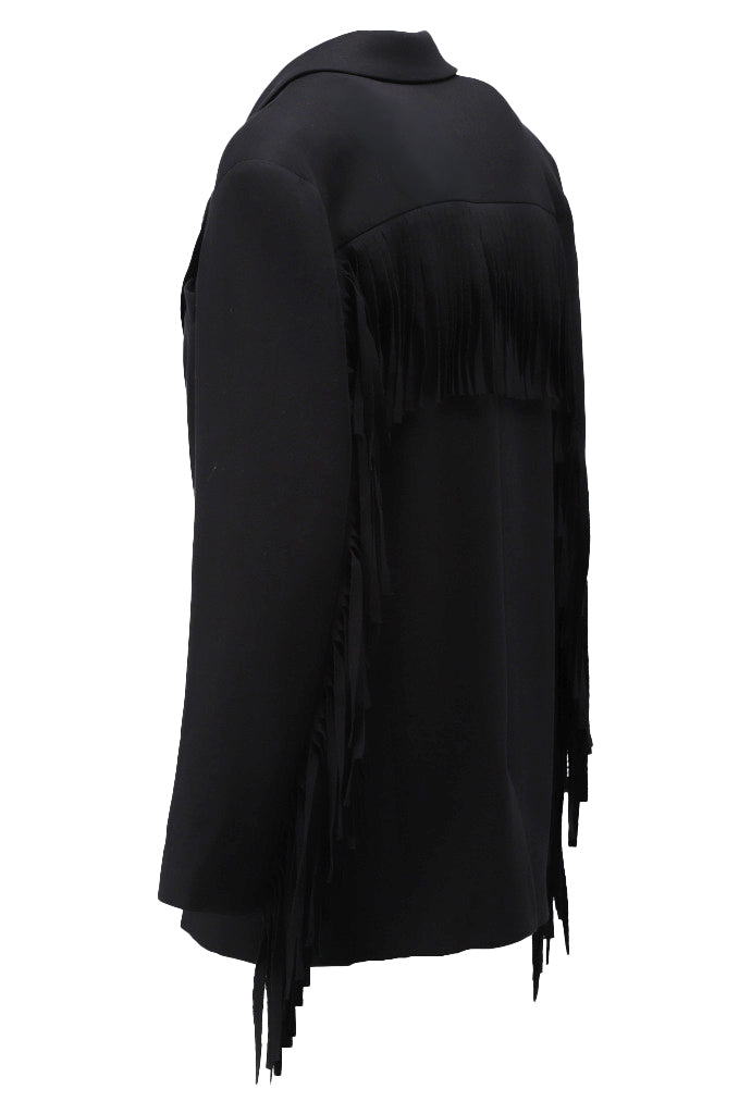 You're My Lobster — Blazer met franjes — packshot black