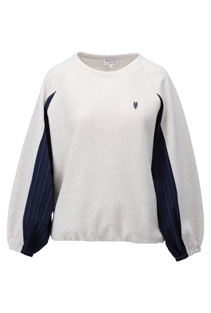 Sweatshirt met strepen - D553L