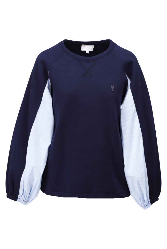 Sweatshirt met strepen - D553L