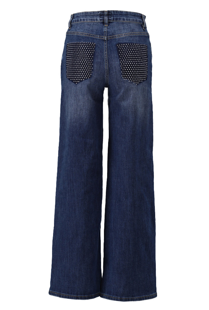 You're My Lobster — Jeans met strass — packshot blue denim