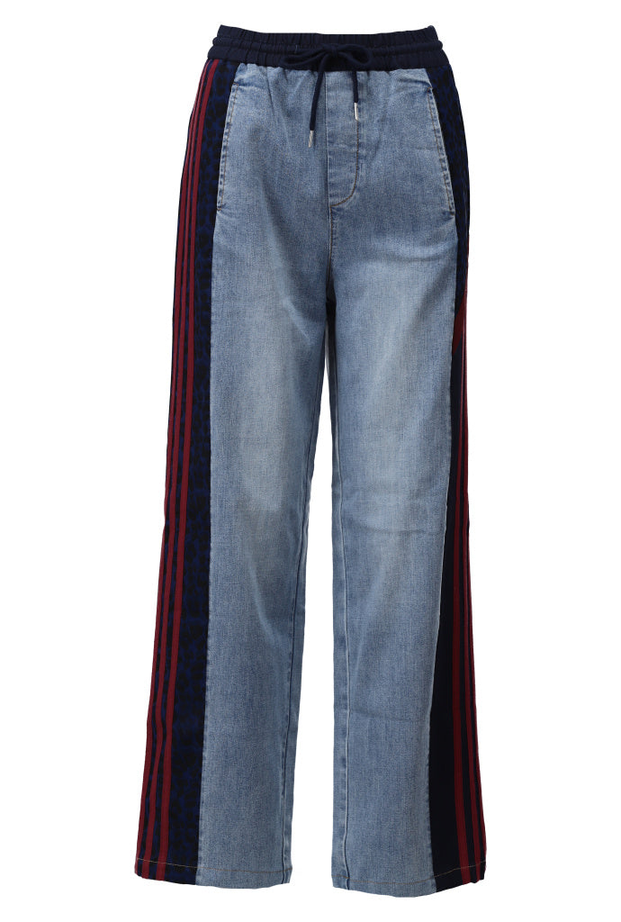 Jeans joggers met dierenprint - D703L