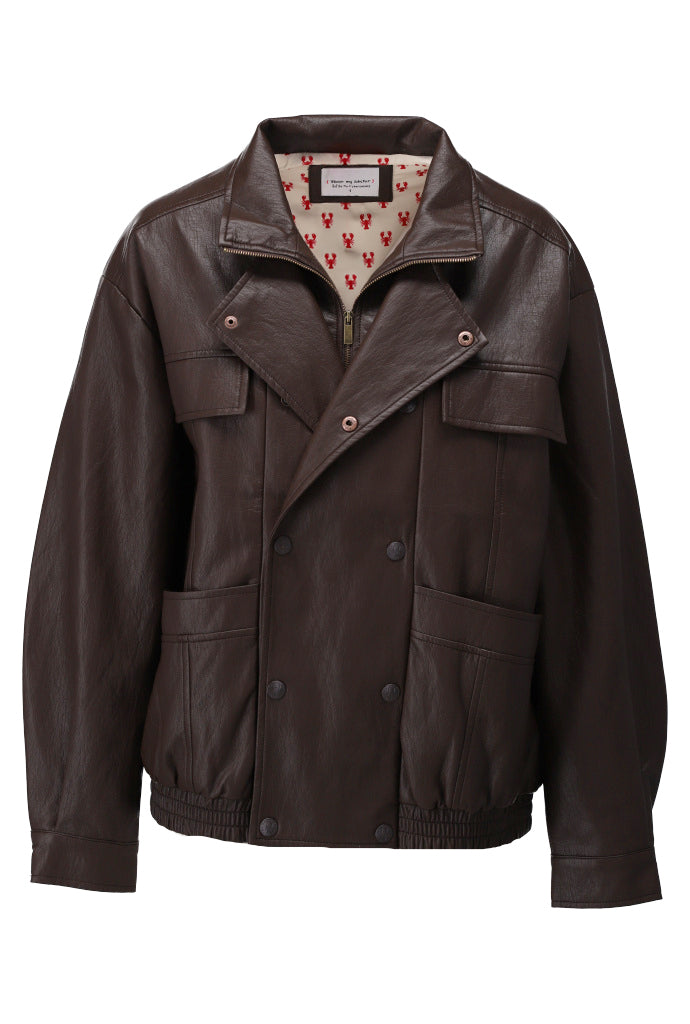 Jasje in lederlook - D751L