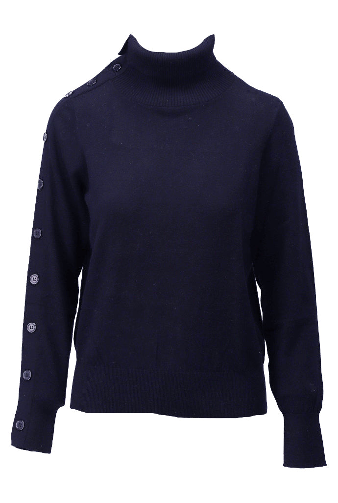 You're My Lobster — Pullover met knopen — packshot navy