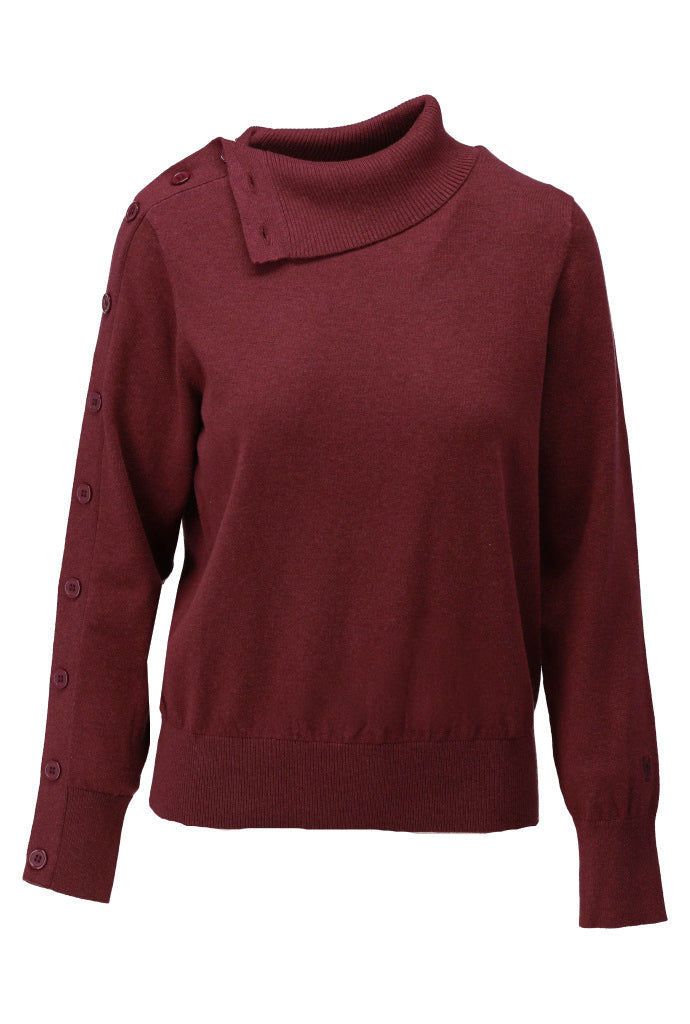 Pullover met knopen - D804L