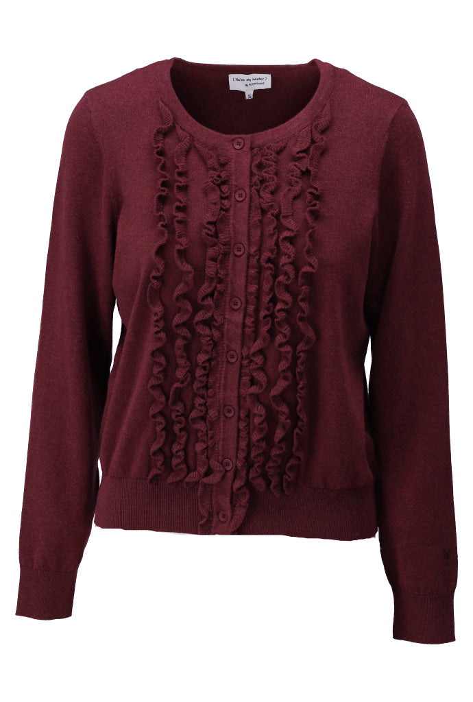 Vest met ruches - D807L
