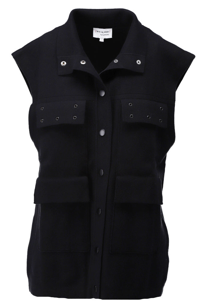 Gilet met fantasie - D815L