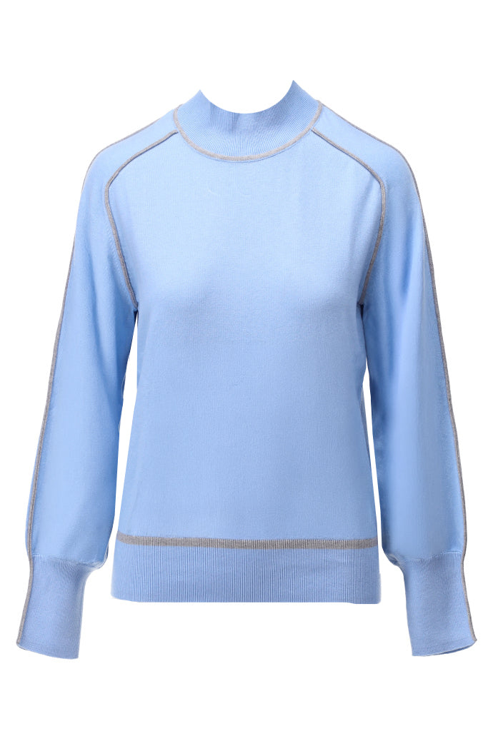 Pullover opstaande kraag - D826L