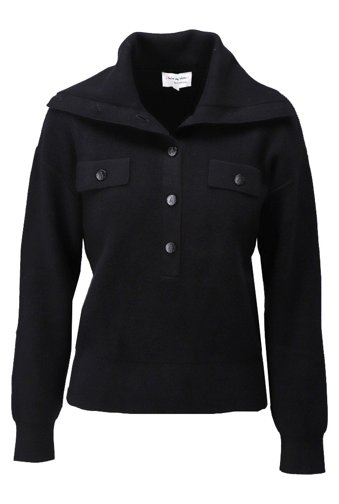 Pullover met knopen - D829L