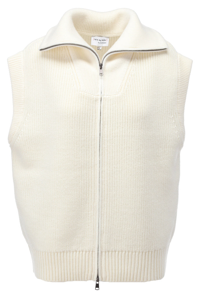 Vest met rits - D841L